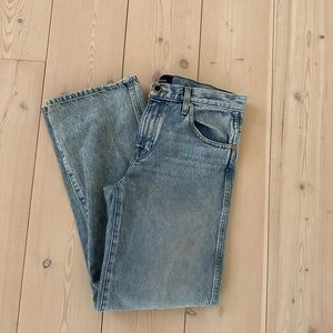 Khaite wide leg cropped Kerrie jeans